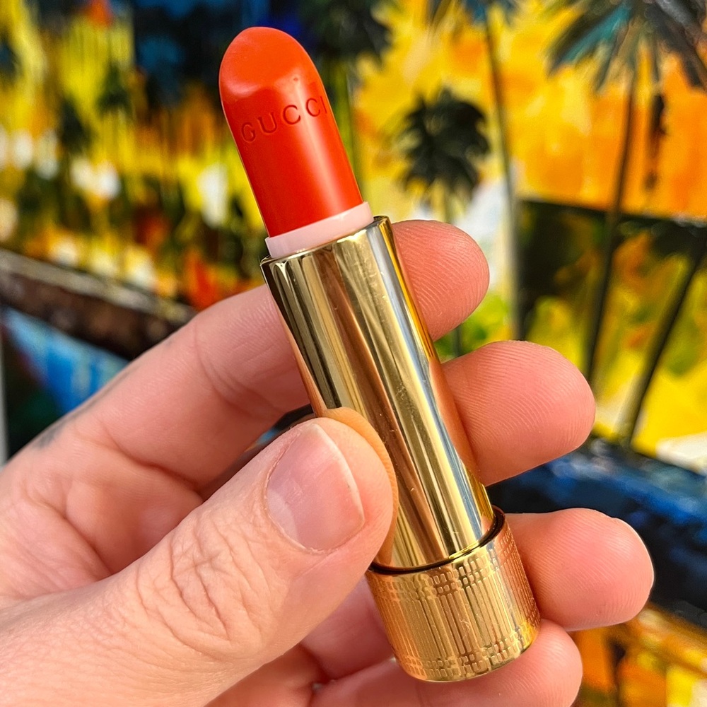 Lightly Used Gucci Agatha Orange Lipstick